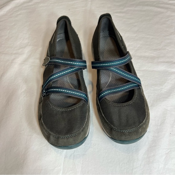Dansko Hazel hilda z strap sneaker gray blue size 38 - Picture 2 of 8